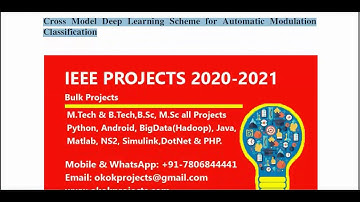 Cross model deep learning scheme for automatic modulation classification