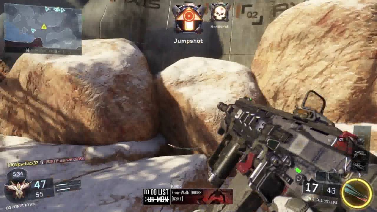 Black ops 3 ICR with Boa 3, quick draw , grip, and stock