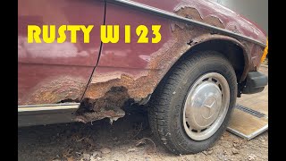 Rustiest MercedesBenz W123 240D Restoration! Part 1