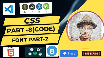 font in css | CSS tutorial | Web development Tutorial