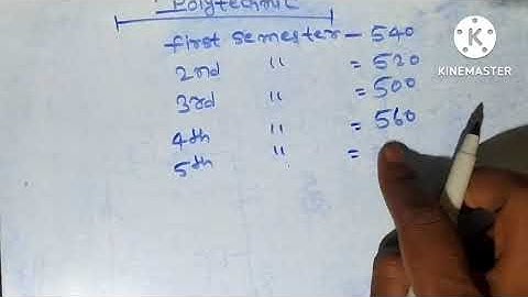 polytechnic ka marks kaise final me judta hai, diploma ka total percentage kaise nikale