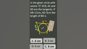 In the figure AE,AC,AB,BD are tangents to a circle with center O. Find BD