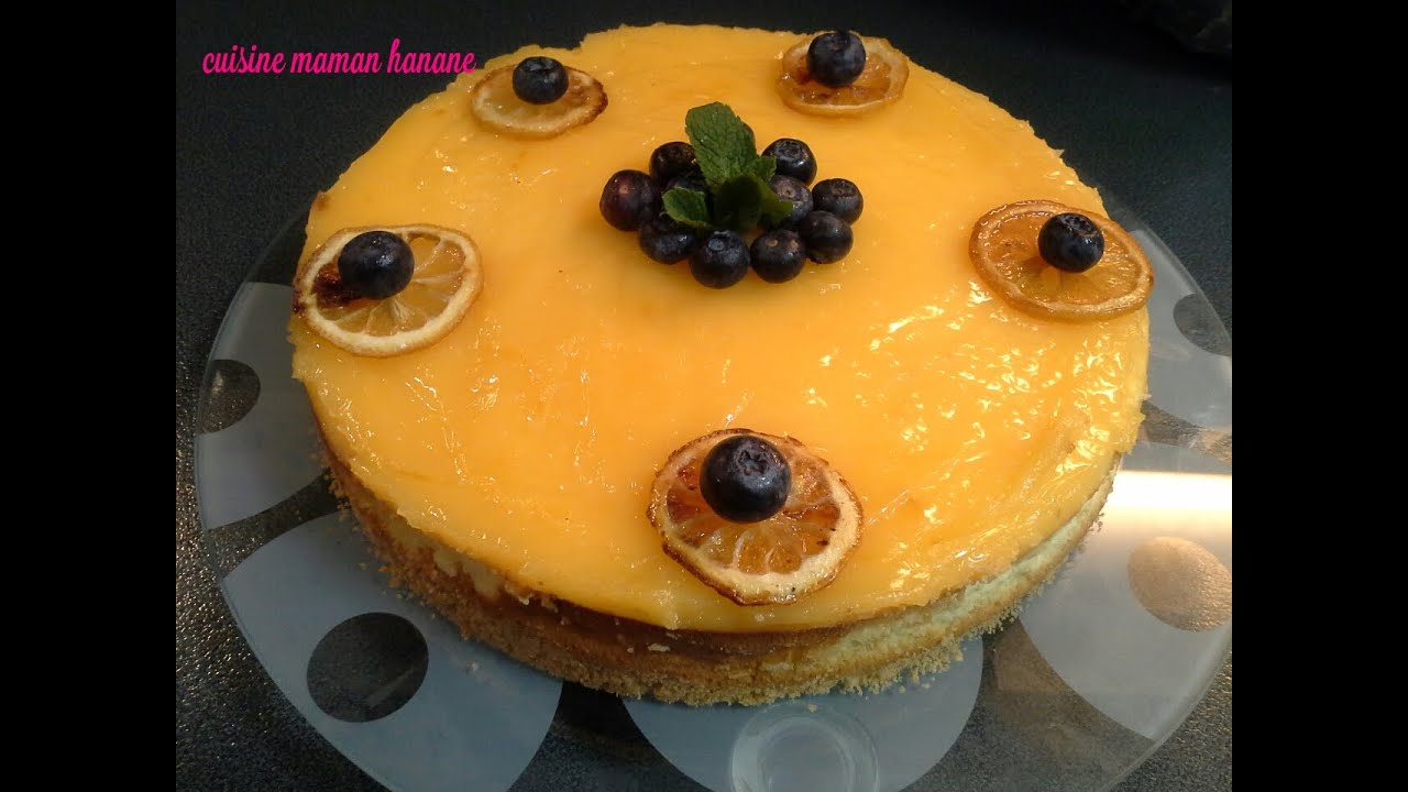 تشيزكيك سهل واقتصادي بكريمة الحامض Cheesecake au créme de citron facile et rapide