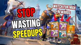 Stop Wasting Speed-ups! The Math Most Players Get Wrong — Rise of Kingdoms 2026 screenshot 4