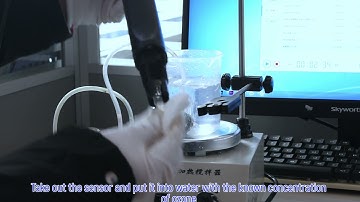 Nobotech water digital Ozone sensor calibration