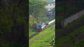 Meter Gauge EMD 3010 GT38ACL locomotive exit from the Dhaka Loco Shed