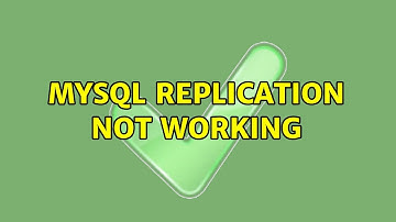MySQL replication not working