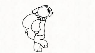 walk/run cycle test - overcoming earth character test - 2 and 4 leg walk and run