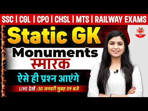 Shubham Ma'am's TOP 30 Static GK Questions for SSC Exam Success!