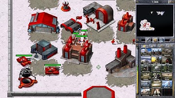 Red Alert Remastered 1v1 Cold Pass Soviets Vs. Allies +Nukes