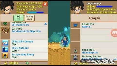 Tặng Nick Ngọc Rồng Online Cho Ae Chơi sự Kiện 1/5 Và đồ Ngon