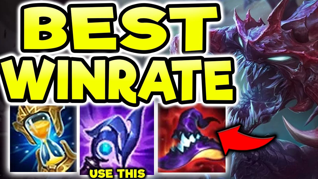 CHOGATH TOP WINRATE OFFICIALLY HIGHER THAN - S12 CHOGATH GAMEPLAY (Season 12 ChoGath Guide) - YouTube