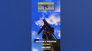 The New Mini Smg In Season 3‼️ Tec-9 Cod Mobile Gameplay!