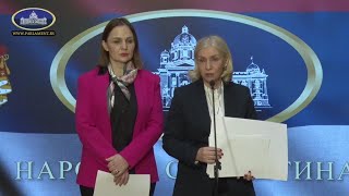 Конференција За Новинаре Посланичке Групе Покрет Радника Слога - Струка 03.02.2026.