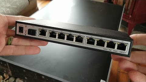 Ovolink 8-Port Gigabit Ethernet PoE Network Switch Home Business Security System PoE Cameras & More