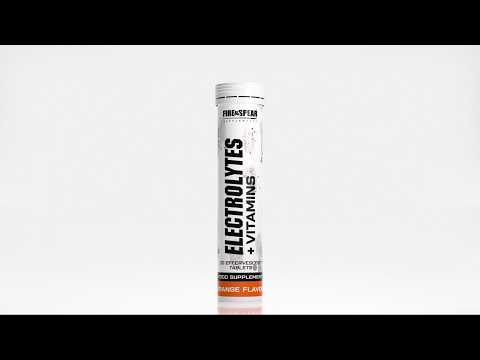 Fire & Spear Electrolytes + Vitamins Portocaliu 20 file de ef