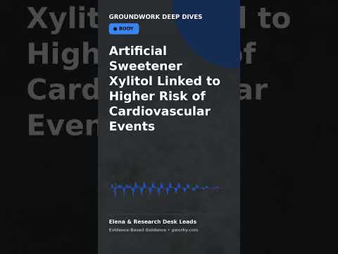 Artificial Sweetener Xylitol Linked to Higher Risk of Cardiovascular Events
