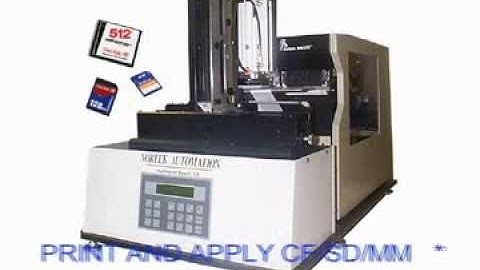Print Apply Labeler benchtop with magazine feeder NortekAutomation