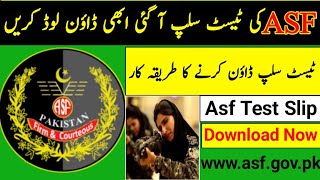 How to download ASF Test Slip || Asf Test Slip 2022 ||(@Muzamil_Online) screenshot 3