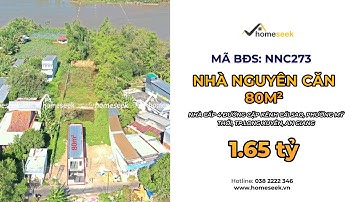 Nhà cấp 4 đường cặp kênh Cái Sao, phường Mỹ Thới, TP.Long Xuyên, An Giang 80m2 - NNC273