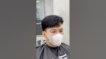 Thiết kế kiểu side part ngắn cho anh khách chán cao #tocgia #tocgiadep #shorts #vuatocgia #wig