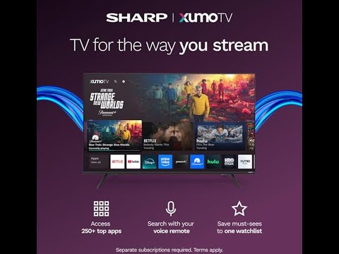 Sharp 85” Aquos QLED 4K TV Review : Dolby Vision, Xumo Smart TV