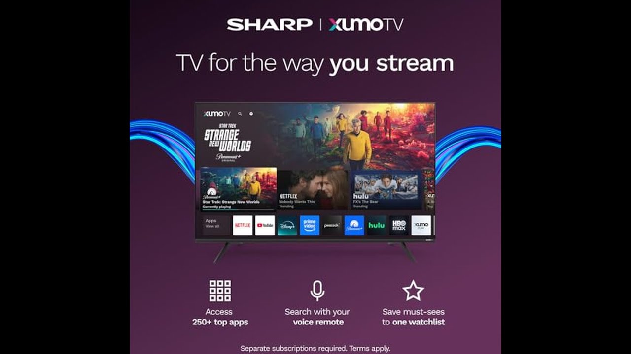 Sharp 85” Aquos QLED 4K TV Review : Dolby Vision, Xumo Smart TV