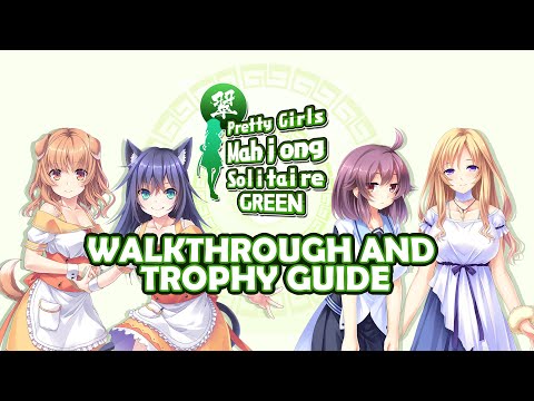 Pretty Girls Mahjong Solitaire Green - Walkthrough | Trophy Guide | Achievement Guide