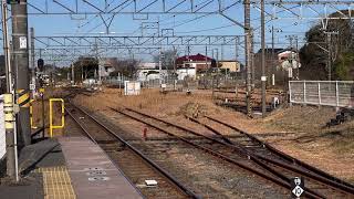 JR東日本 E257系500番台　大原駅入線