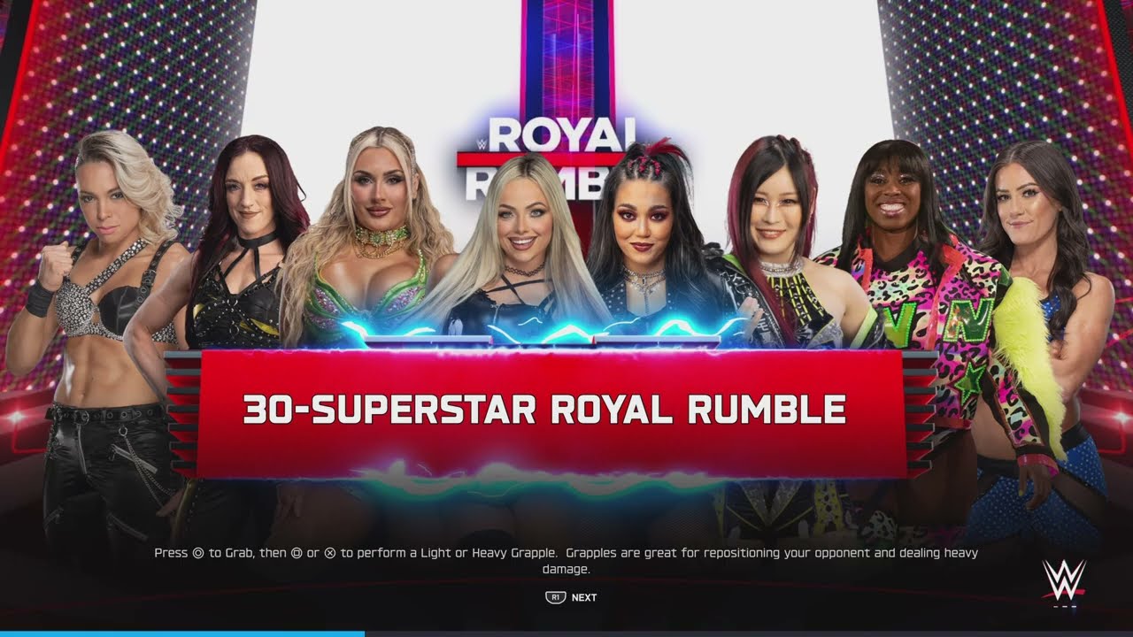 WWE 2K25 Women's royal rumble match