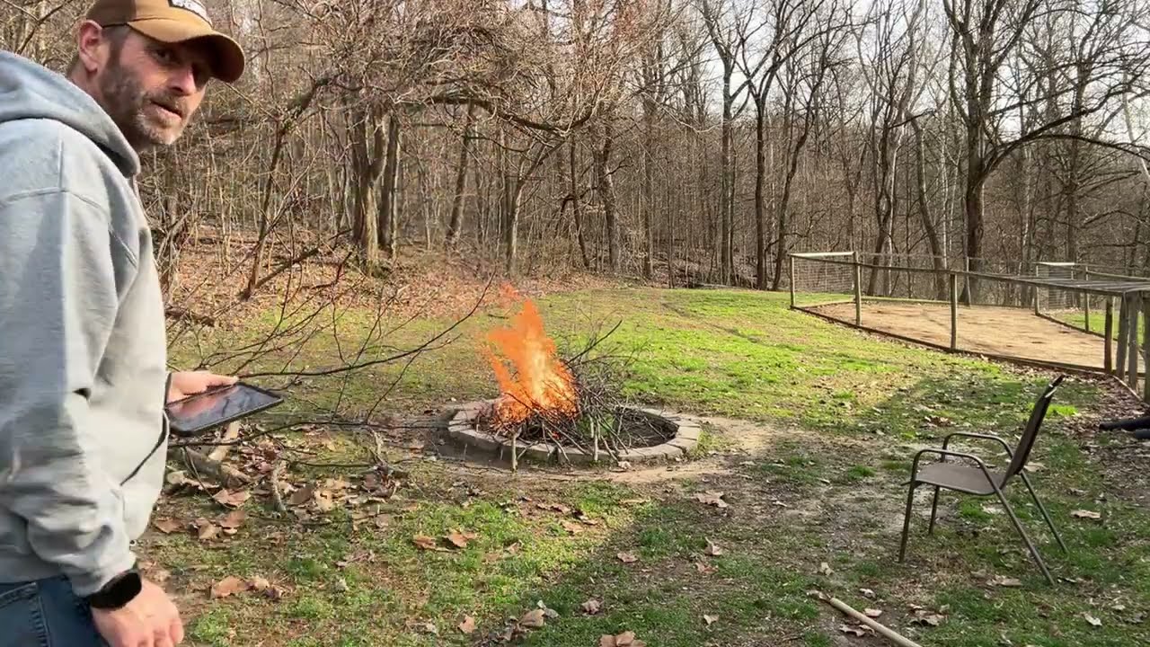Building a Fire & Chatting with Rob Wiethoff | LIVE Replay Part: A 🔥