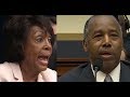 Maxine Waters Confronts Ben Carson
