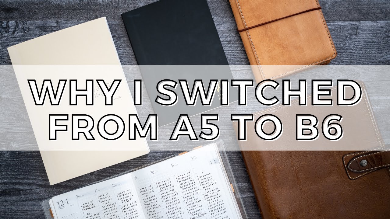Why I switched from an A5 to a B6 Size Planner: Hobonichi Cousin to Wonderland222