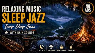 Relaxing Music Sleep Jazz | Deep Sleep Jazz with Rain Sounds (No Ads) screenshot 4