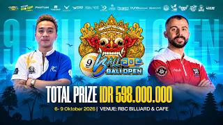 [ JEFF DELUNA VS JERICO BONUS ] SEMIFINAL - RBC 9 BALL BALI INTERNATIONAL OPEN 2026