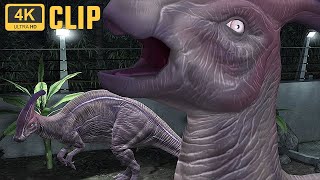 The Parasaur Enclosure ● Jurassic Park: The Game | Clip Gameplay Ultra HD 4K