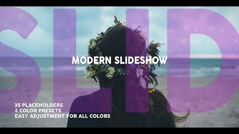 Modern Dynamic Slideshow - After Effects Template (video preview)