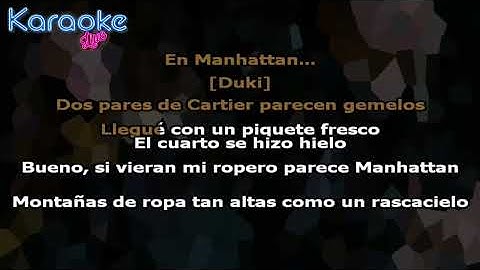 11. MANHATTAN - NATHY PELUSO, Duki | GRASA (KARAOKE - INSTRUMENTAL)