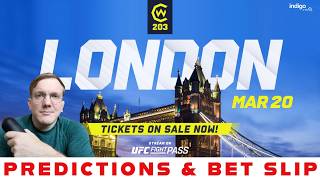 Cage Warriors 203 Predictions and Betslip