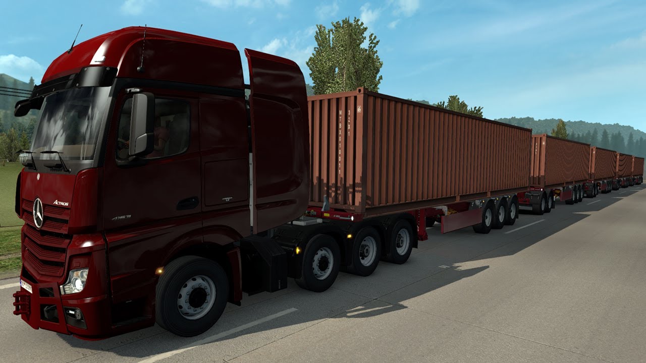 container road train - YouTube