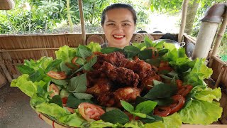 Wow amazing cooking crispy chicken wings with flour recipe