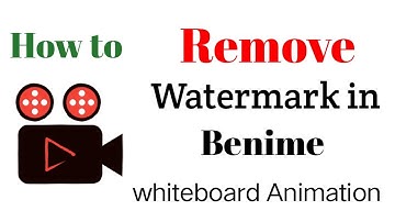 how to remove benime water mark || removewatermark || benime app||# benime whiteboard animation free