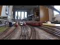 Nゲージ車載カメラ、路線入れ替え作業