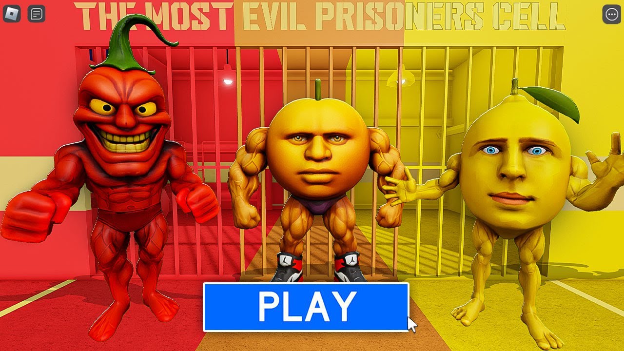 PEPPER DIN DUN Vs MANDARUN DIN DUN Vs MON MON LIMON Barry Scary Obby! Full Game #Roblox