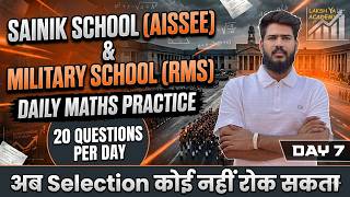 Sainik School Maths Live Class | Day 7 | Class 6 Daily Practice