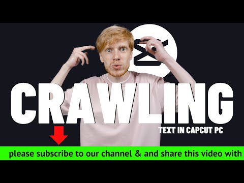 How to Make Crawling Text in CapCut PC || Moving Text Like News