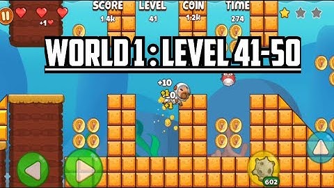 Super Capybara Adventure World 1 Level 41-50 | Super Capybara Adventure Gameplay
