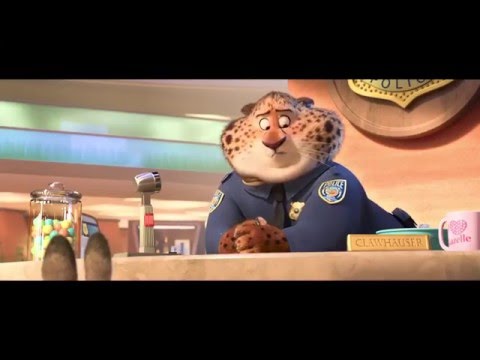 "meet-clawhauser"-zootopia-отрывок