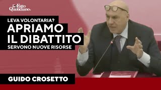 Crosetto Leva Obbligatoria? Abbiamo Bisogno Di Avere Una Parte Kombat Sempre Più Ampia