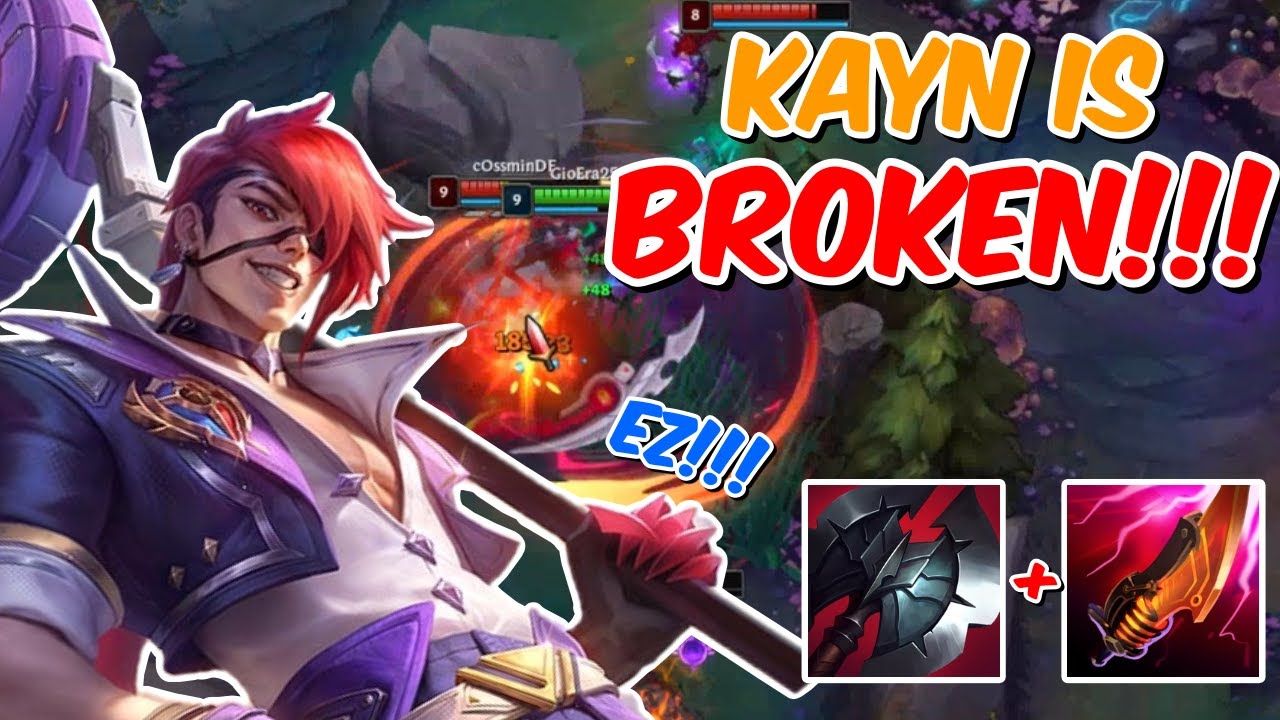 Red Kayn Is COMPLETELY BROKEN Right Now - Kayn Runes & Items In League Of Legends